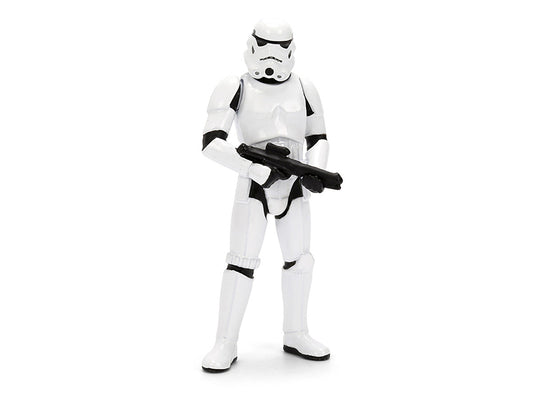 2021 Dodge Charger SRT Hellcat White with Graphics and Stormtrooper Figure "Star Wars" Franchise "Hollywood Rides" Series 1/24 Diecast Model Car by Jada LuxuryLifeWay Online Store