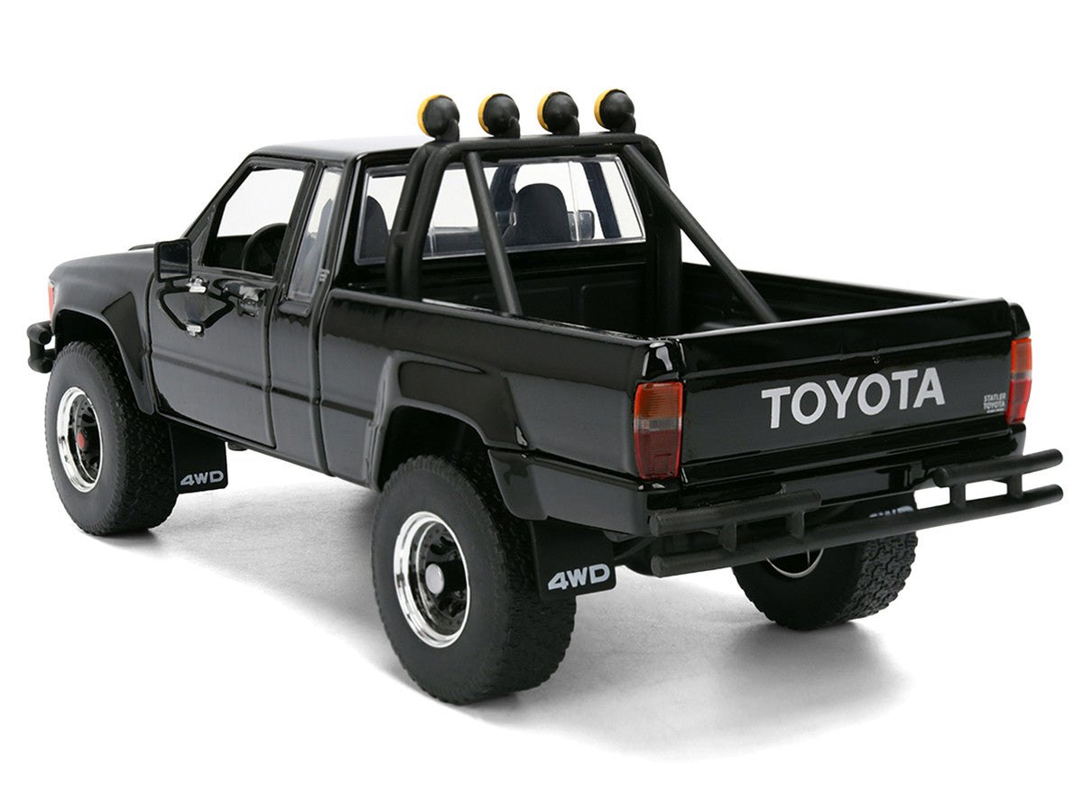 1985 Toyota SR5 Pickup Truck Black with Marty's Skateboard "Back to the Future" (1985) Movie "Hollywood Rides" Series 1/24 Diecast Model Car by Jada LuxuryLifeWay Online Store