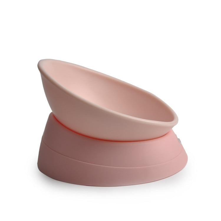 New JapaneseBowl Any angle tiltingbowl Non-slip pet bowl Flat facebowl Pet supplies Pets Fashion