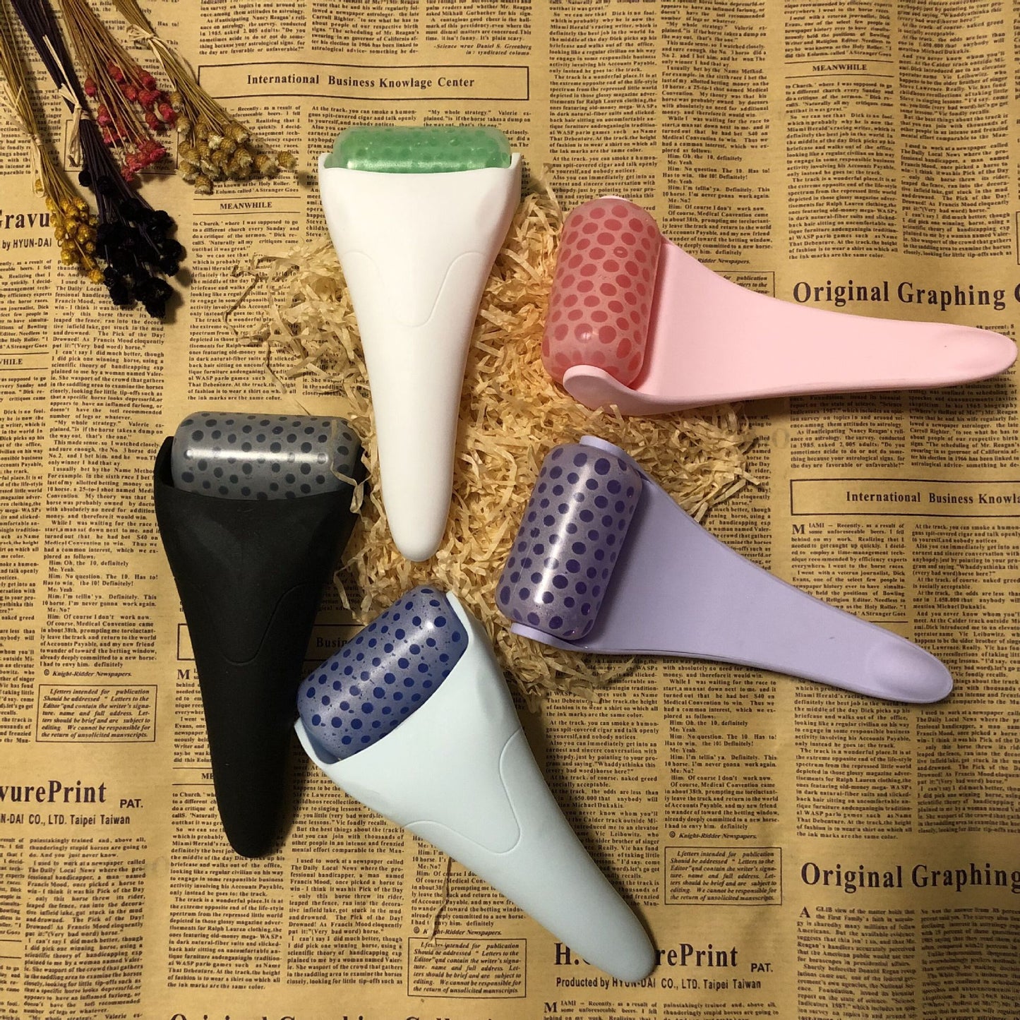 Beauty Ice Roller Face Massage Tool With Cold Balls Pi-Mart