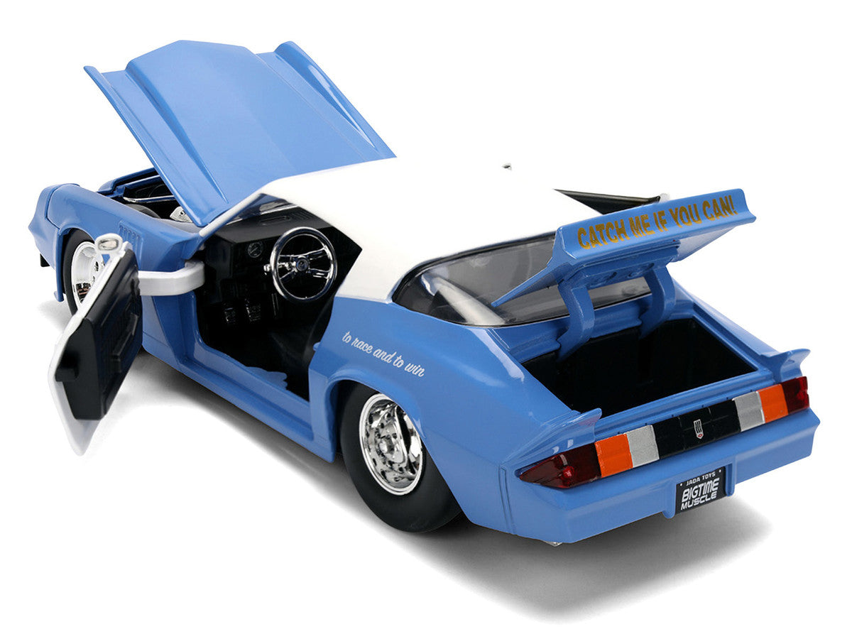 1979 Chevrolet Camaro Z28 Police "Highway Drag" Blue and White "Bigtime Muscle" Series 1/24 Diecast Model Car by Jada LuxuryLifeWay Online Store