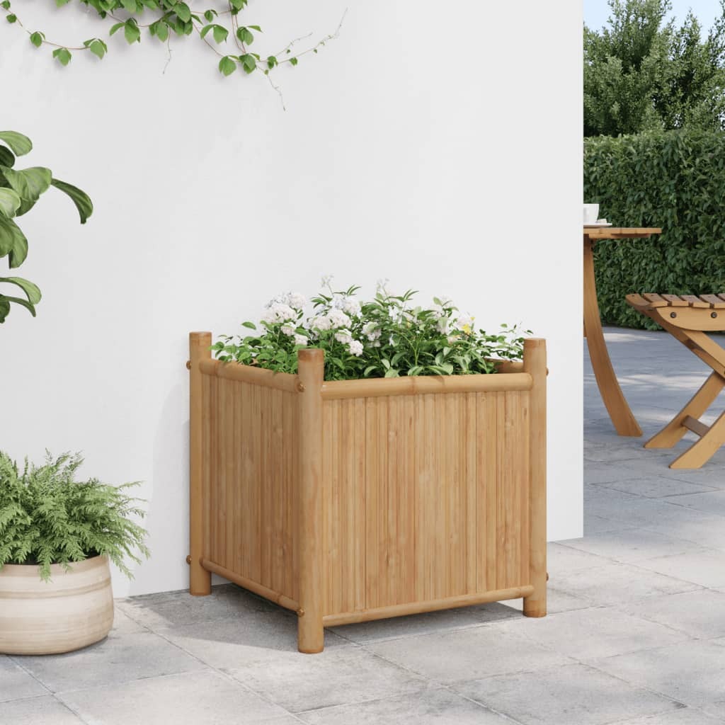 Planter 15.7"x15.7"x15.7" Bamboo LuxuryLifeWay Online Store