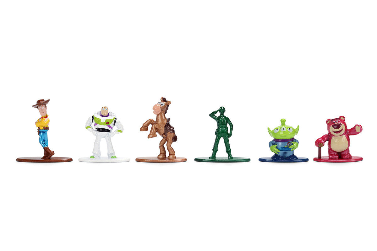 Set of 6 Diecast Figures "Toy Story" Movie Franchise "Nano Metalfigs" Series Diecast Models by Jada LuxuryLifeWay Online Store