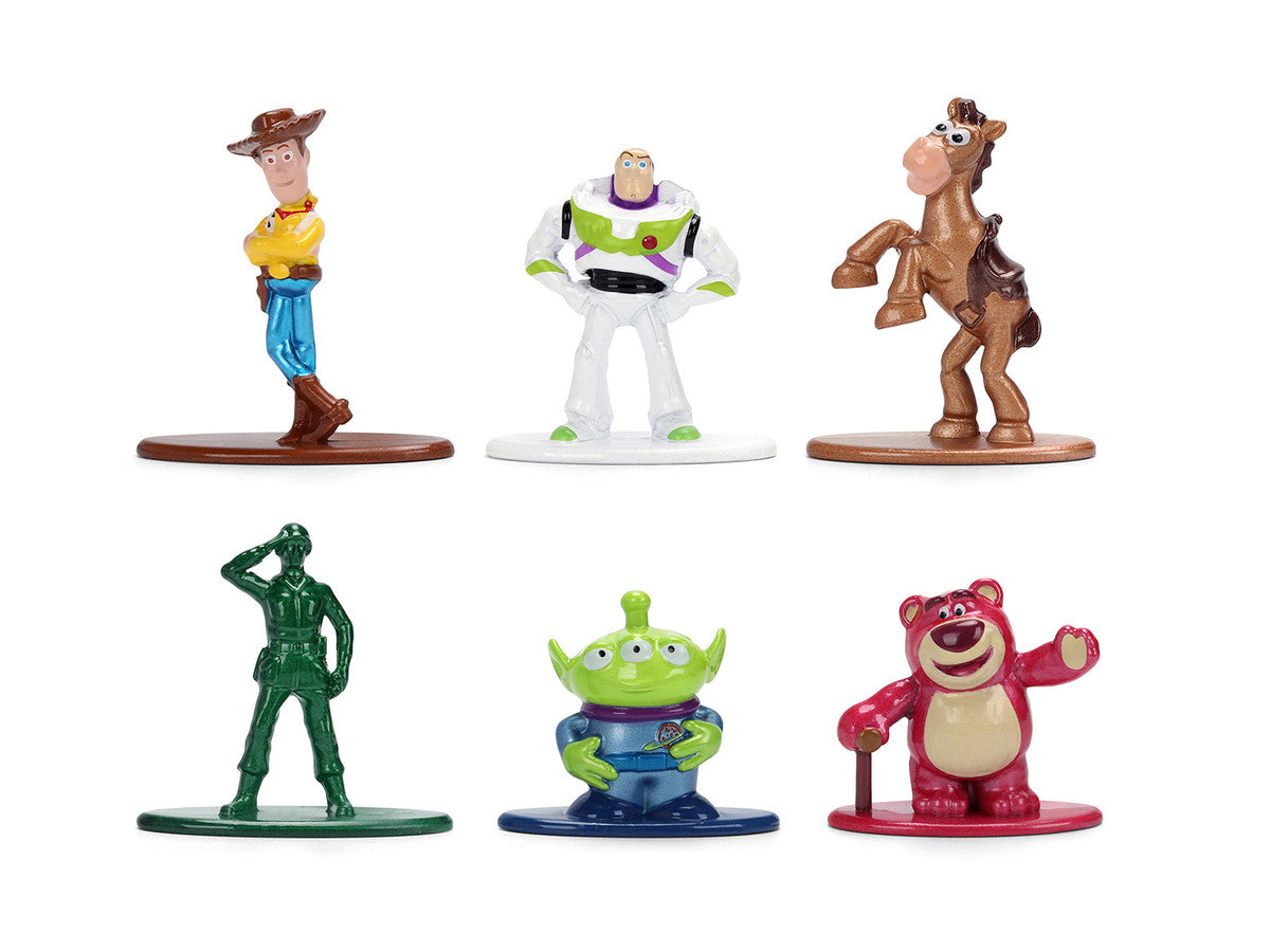 Set of 6 Diecast Figures "Toy Story" Movie Franchise "Nano Metalfigs" Series Diecast Models by Jada LuxuryLifeWay Online Store