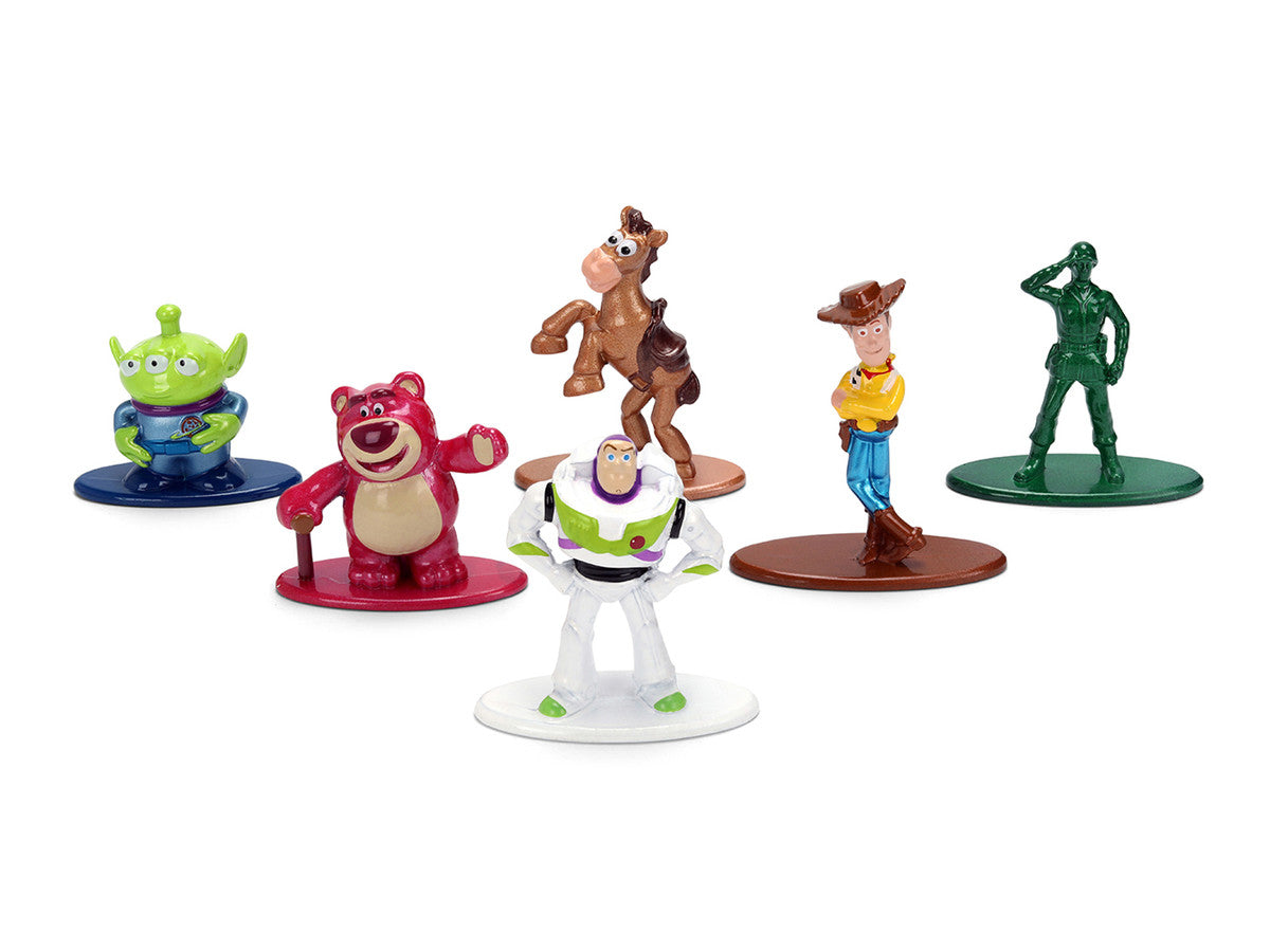 Set of 6 Diecast Figures "Toy Story" Movie Franchise "Nano Metalfigs" Series Diecast Models by Jada LuxuryLifeWay Online Store