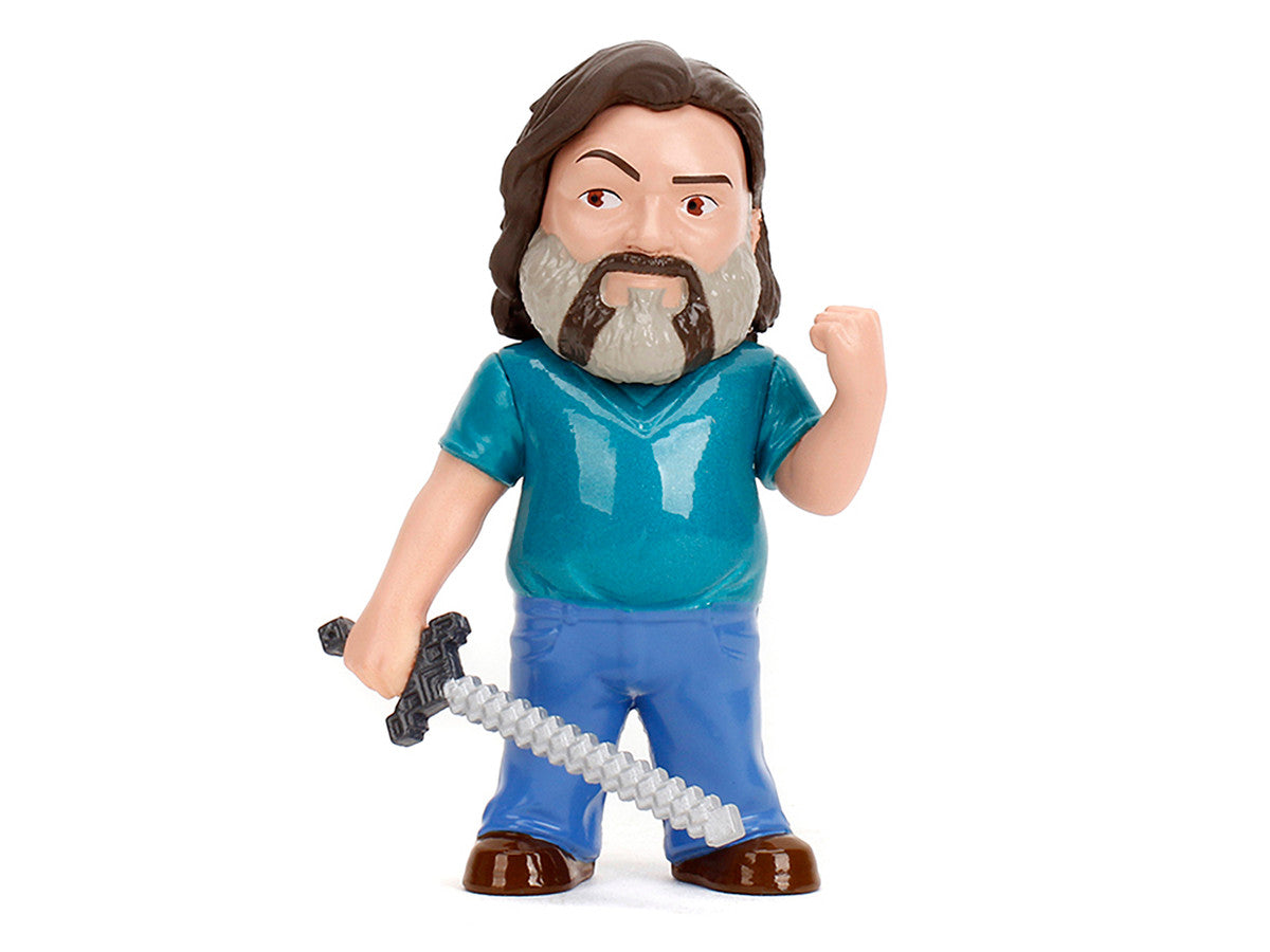 Set of 4 Diecast Figures "A Minecraft Movie" (2025) Movie "Metalfigs" Series Diecast Models by Jada LuxuryLifeWay Online Store