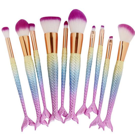 Makeup fishtail brush CJD2
