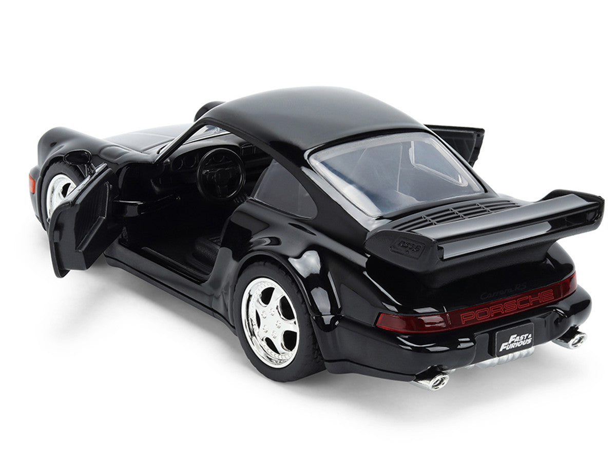 Porsche 911 Carrera RS 3.8 (964) Black "The Fast and the Furious: Tokyo Drift" (2006) Movie "25 Years of Fast & Furious" Series 1/32 Diecast Model Car by Jada LuxuryLifeWay Online Store