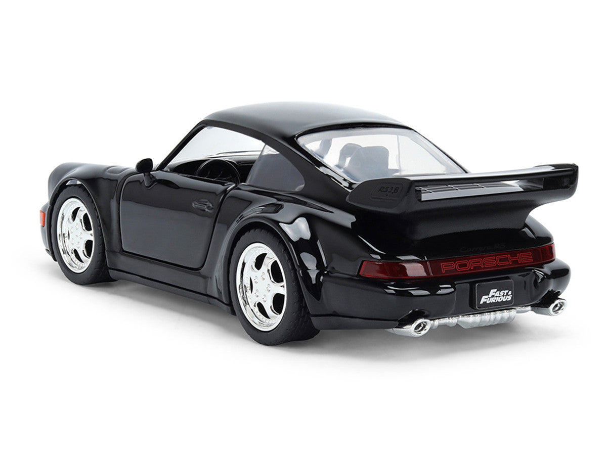 Porsche 911 Carrera RS 3.8 (964) Black "The Fast and the Furious: Tokyo Drift" (2006) Movie "25 Years of Fast & Furious" Series 1/32 Diecast Model Car by Jada LuxuryLifeWay Online Store