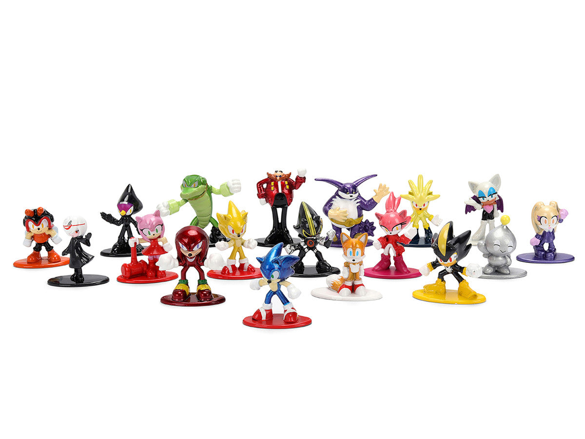 "Sonic The Hedgehog" Set of 18 Diecast Figures Wave 2 "Nano Metalfigs" Series Diecast Models by Jada LuxuryLifeWay Online Store