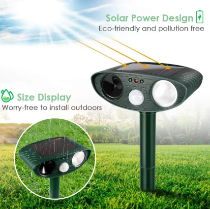 Solar-powered Animal Repeller Best YouTube Store