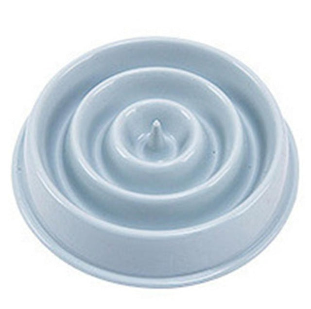 Plastic Pet Dogs And Cats Choke Prevention Slow Food Bowl Pets Fashion
