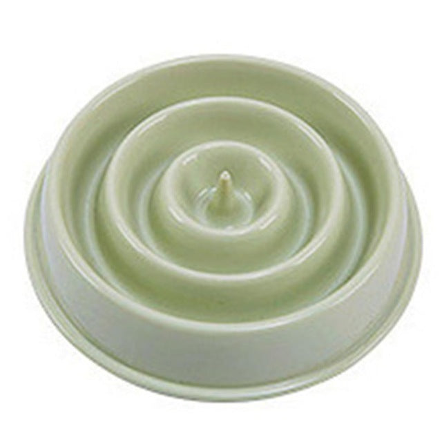 Plastic Pet Dogs And Cats Choke Prevention Slow Food Bowl Pets Fashion