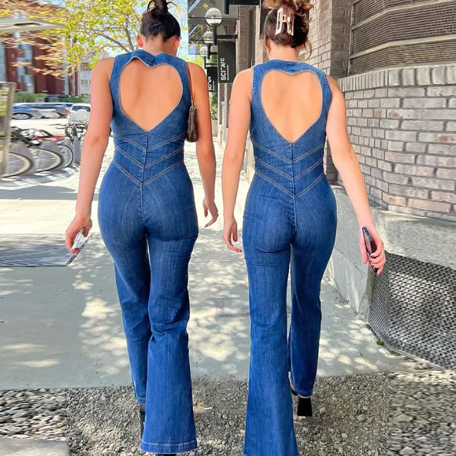 Denim Jumpsuit Pi-Mart