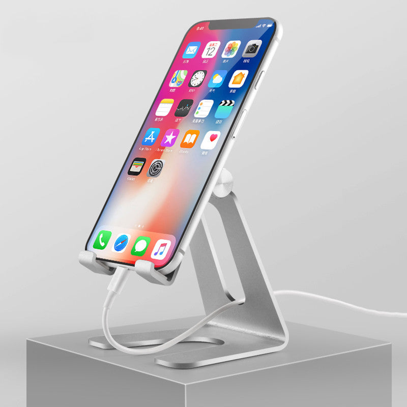 Metal folding mobile phone stand