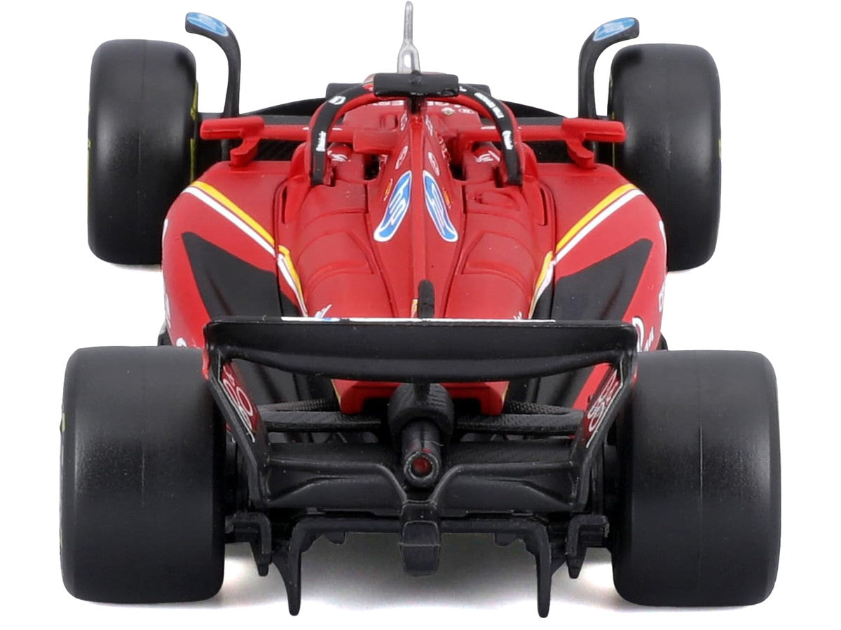 Ferrari SF-24 #16 Charles Leclerc "Formula One F1 World Championship" (2024) with Display Case "Formula Racing" Series 1/43 Diecast Model Car by Bburago LuxuryLifeWay Online Store
