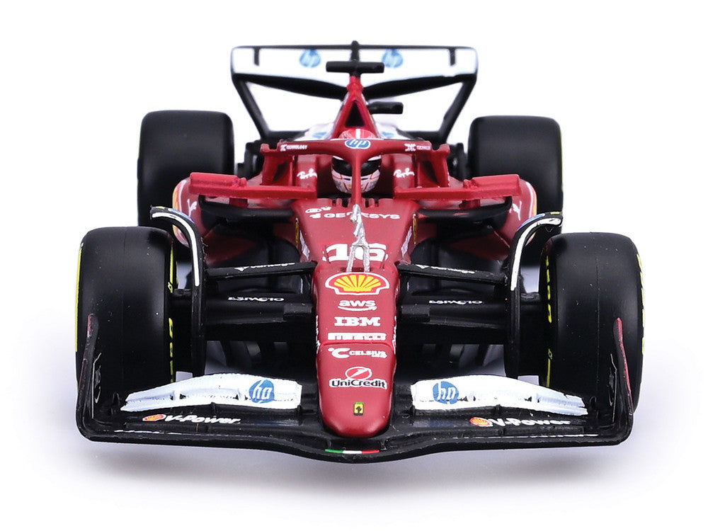 Ferrari SF-25 #16 Charles Leclerc Formula One F1 "World Championship" (2025) with Display Case 1/43 Diecast Model Car by Bburago LuxuryLifeWay Online Store