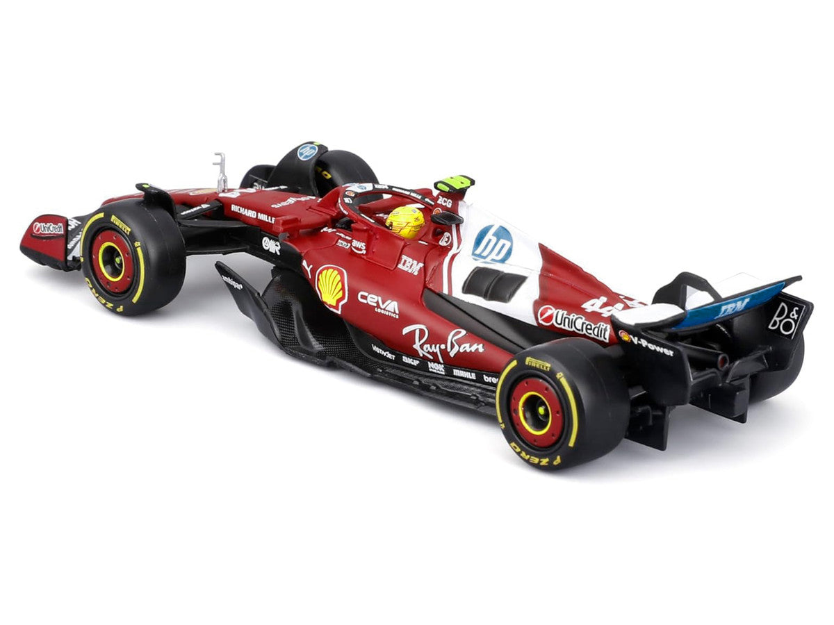 Ferrari SF-25 #44 Lewis Hamilton Formula One F1 "World Championship" (2025) with Display Case 1/43 Diecast Model Car by Bburago LuxuryLifeWay Online Store