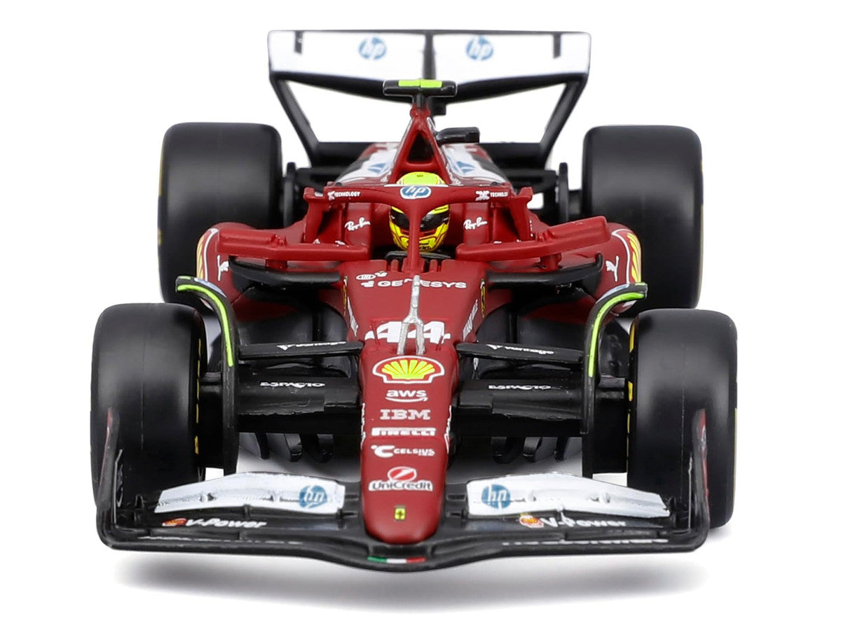 Ferrari SF-25 #44 Lewis Hamilton Formula One F1 "World Championship" (2025) with Display Case 1/43 Diecast Model Car by Bburago LuxuryLifeWay Online Store