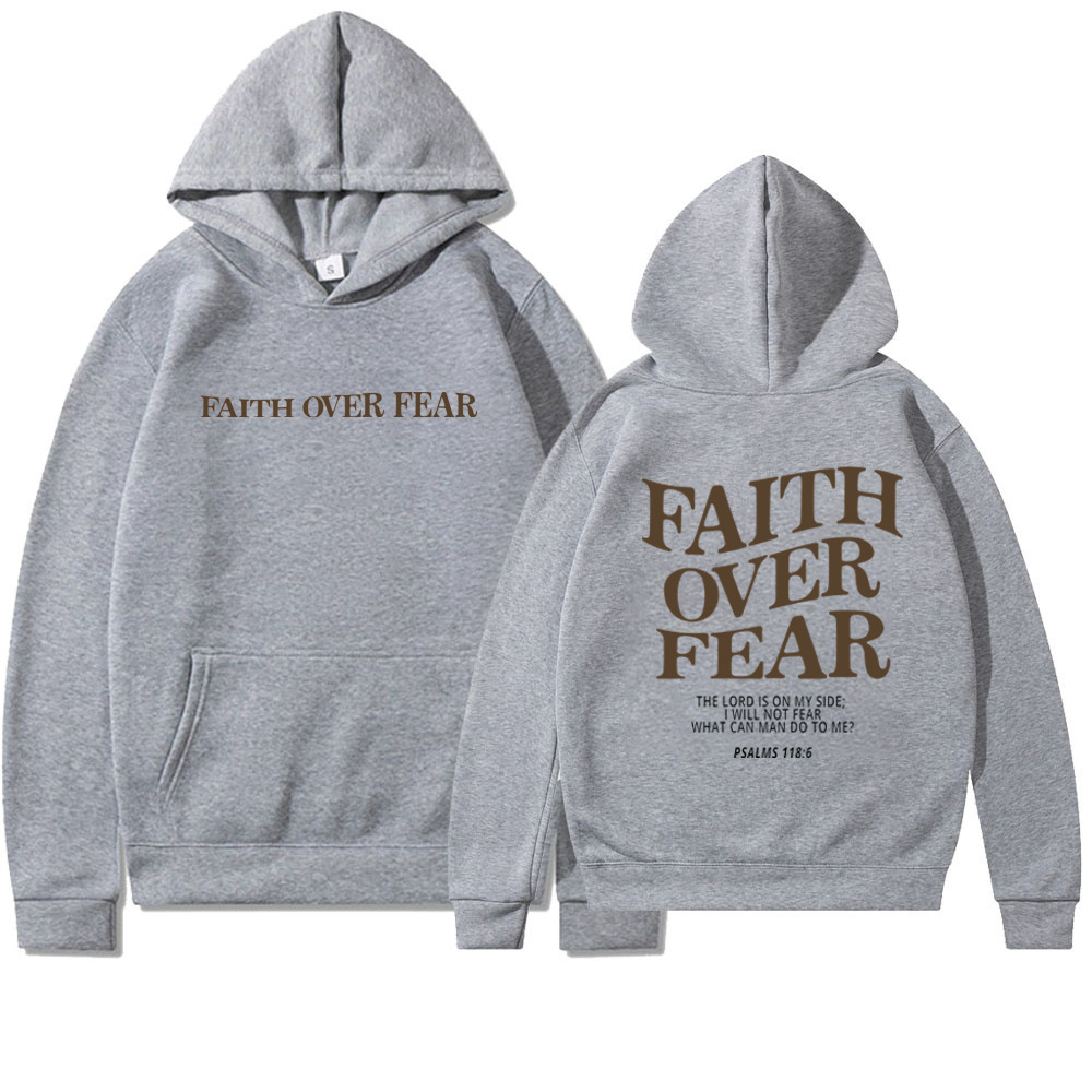 Faith Over Fear Hoodie LadyShow.Store