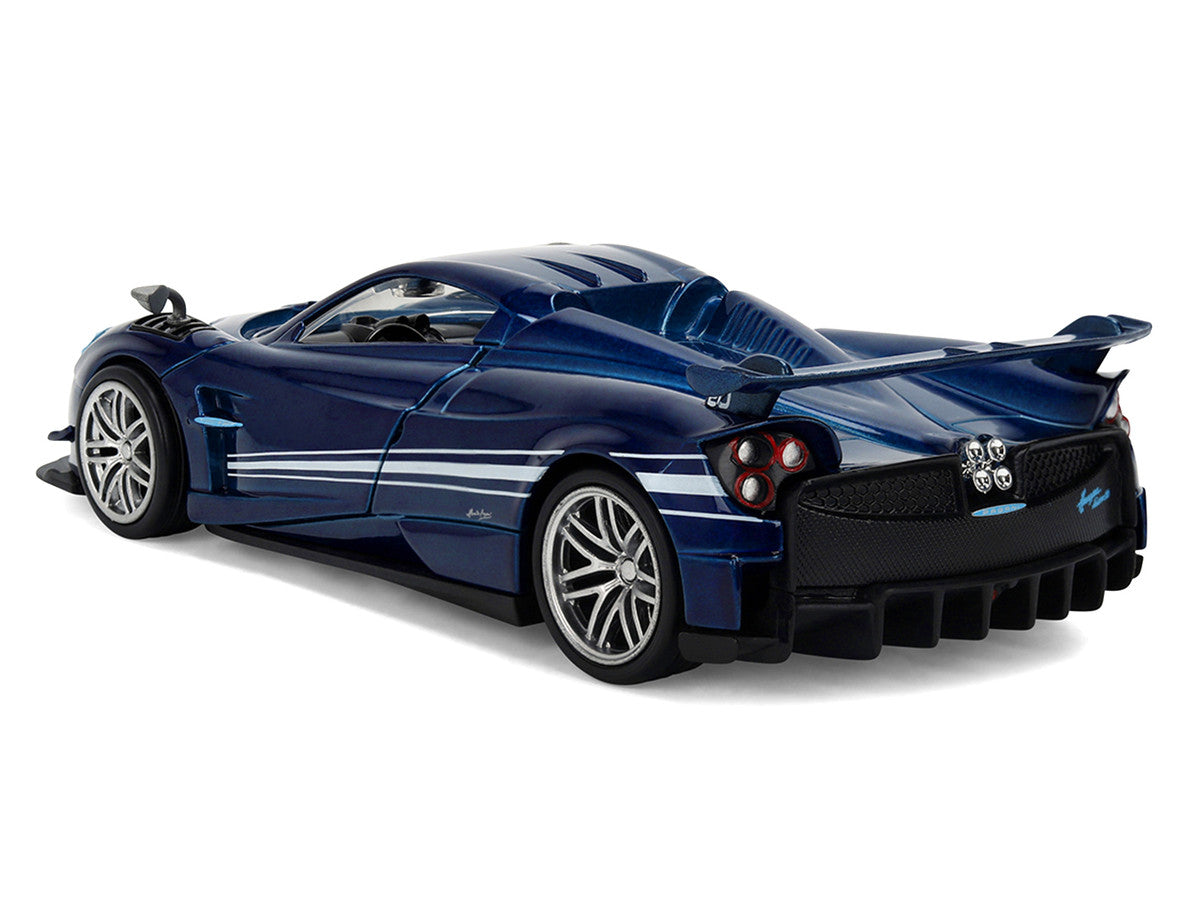 Pagani Huayra Roadster BC Blue Metallic with White Stripes "Fast X" (2023) Movie "Fast & Furious 25th Anniversary" Series 1/32 Diecast Model Car by Jada LuxuryLifeWay Online Store