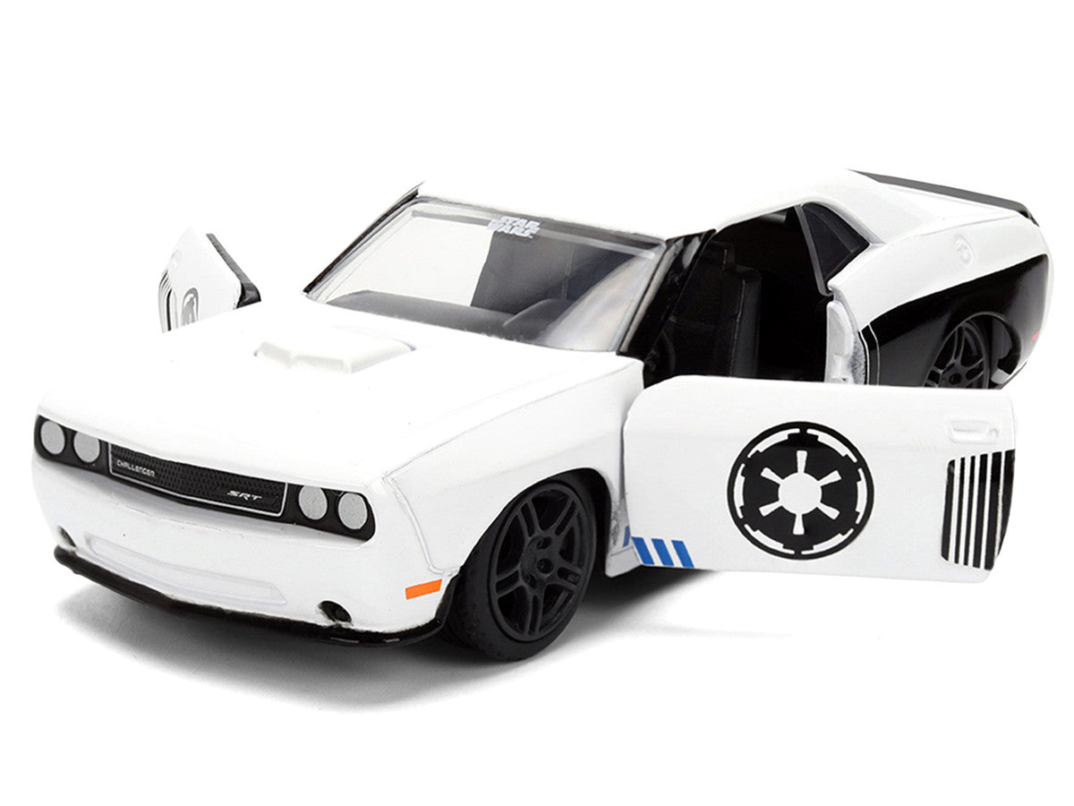 2012 Dodge Challenger SRT8 "Stormtrooper" Livery White with Graphics "Star Wars" Franchise "Hollywood Rides" Series 1/32 Diecast Model Car by Jada LuxuryLifeWay Online Store