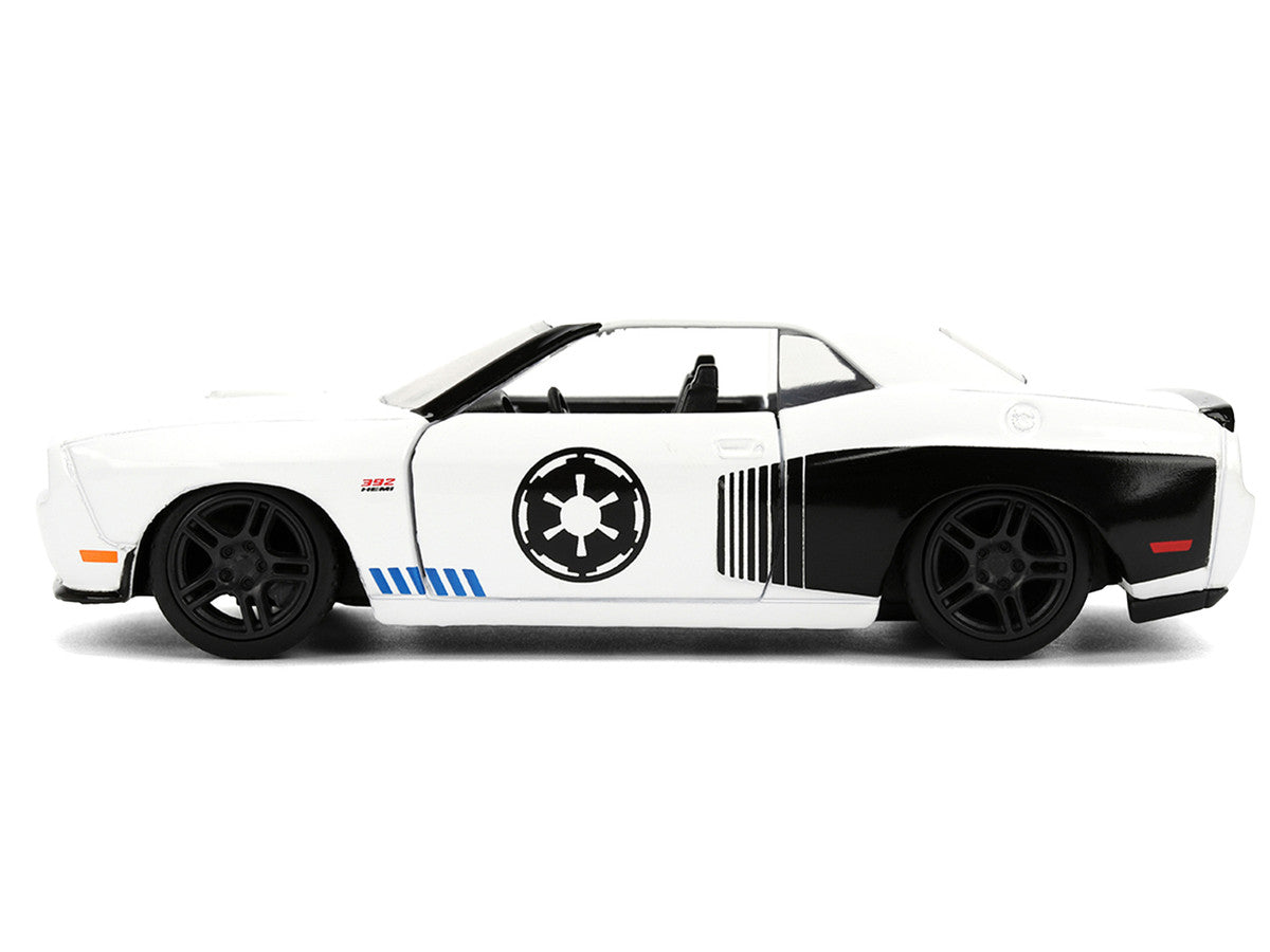 2012 Dodge Challenger SRT8 "Stormtrooper" Livery White with Graphics "Star Wars" Franchise "Hollywood Rides" Series 1/32 Diecast Model Car by Jada LuxuryLifeWay Online Store