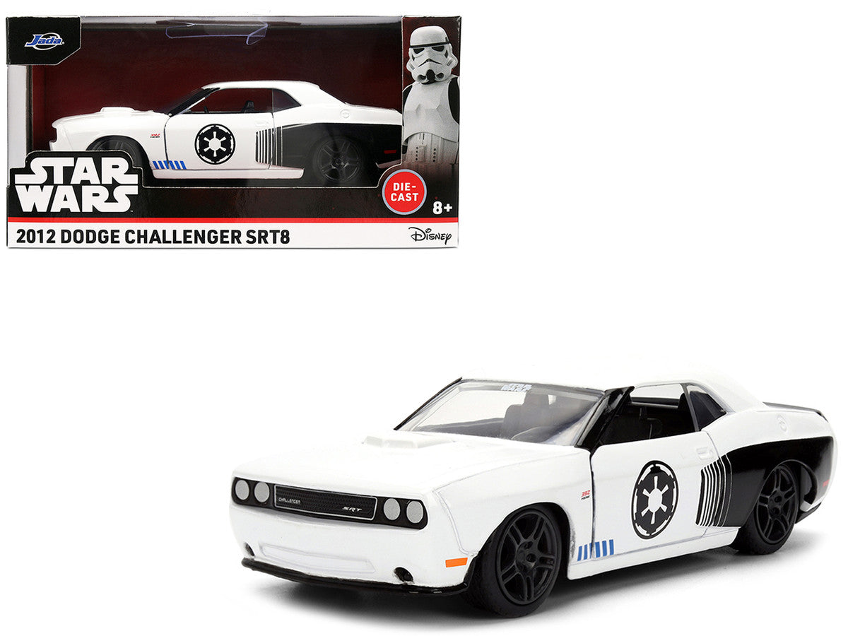 2012 Dodge Challenger SRT8 "Stormtrooper" Livery White with Graphics "Star Wars" Franchise "Hollywood Rides" Series 1/32 Diecast Model Car by Jada LuxuryLifeWay Online Store
