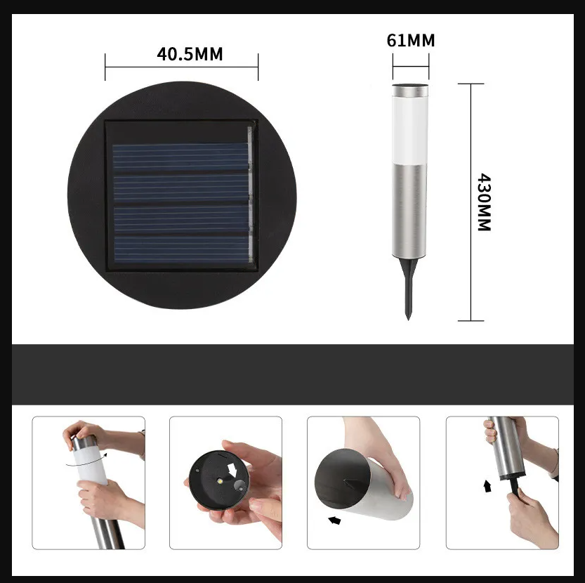 Solar Landscape Lawn Lamp Best YouTube Store