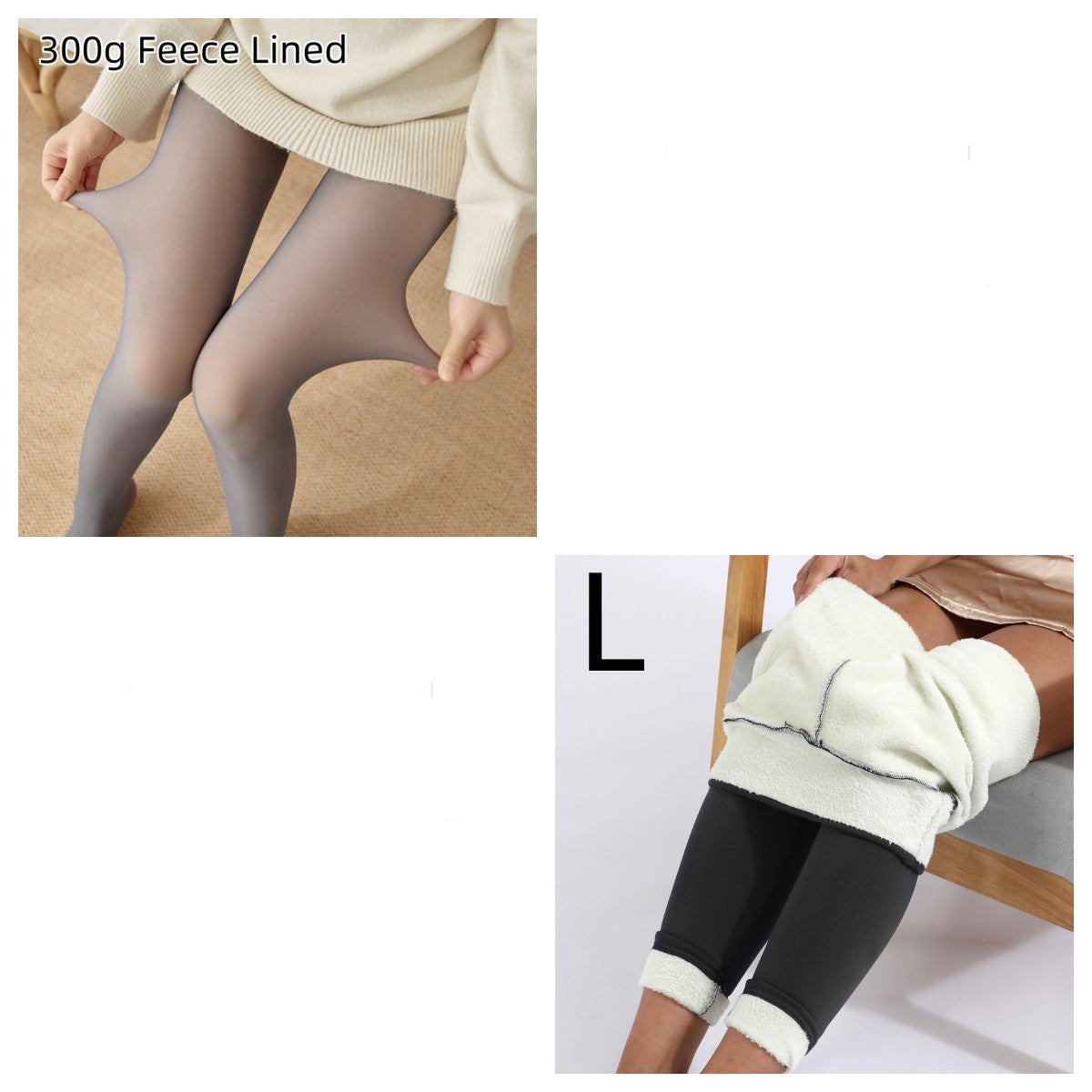 Fleece-lined Thickened Sheer Tights Leggings Transparent One-piece Pantyhose Superb Fleshcolor Pantynose NorixaFashion.com