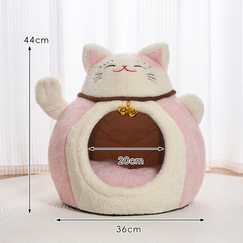 New Fortune Cat Bed Lucky Pet Nest Pets Fashion