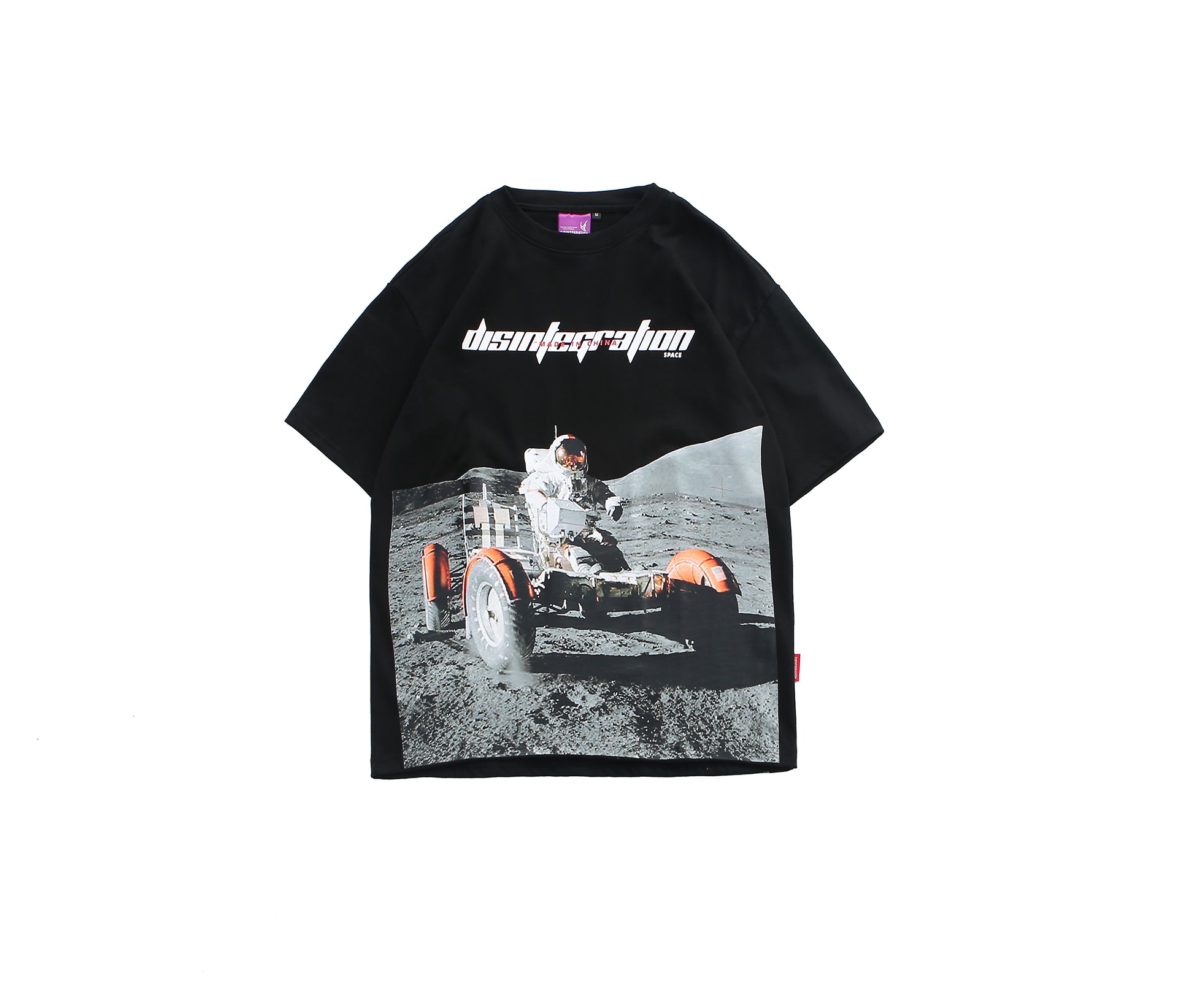 Trendy Summer Loose Fit Astronaut Print T-Shirt Pi-Mart