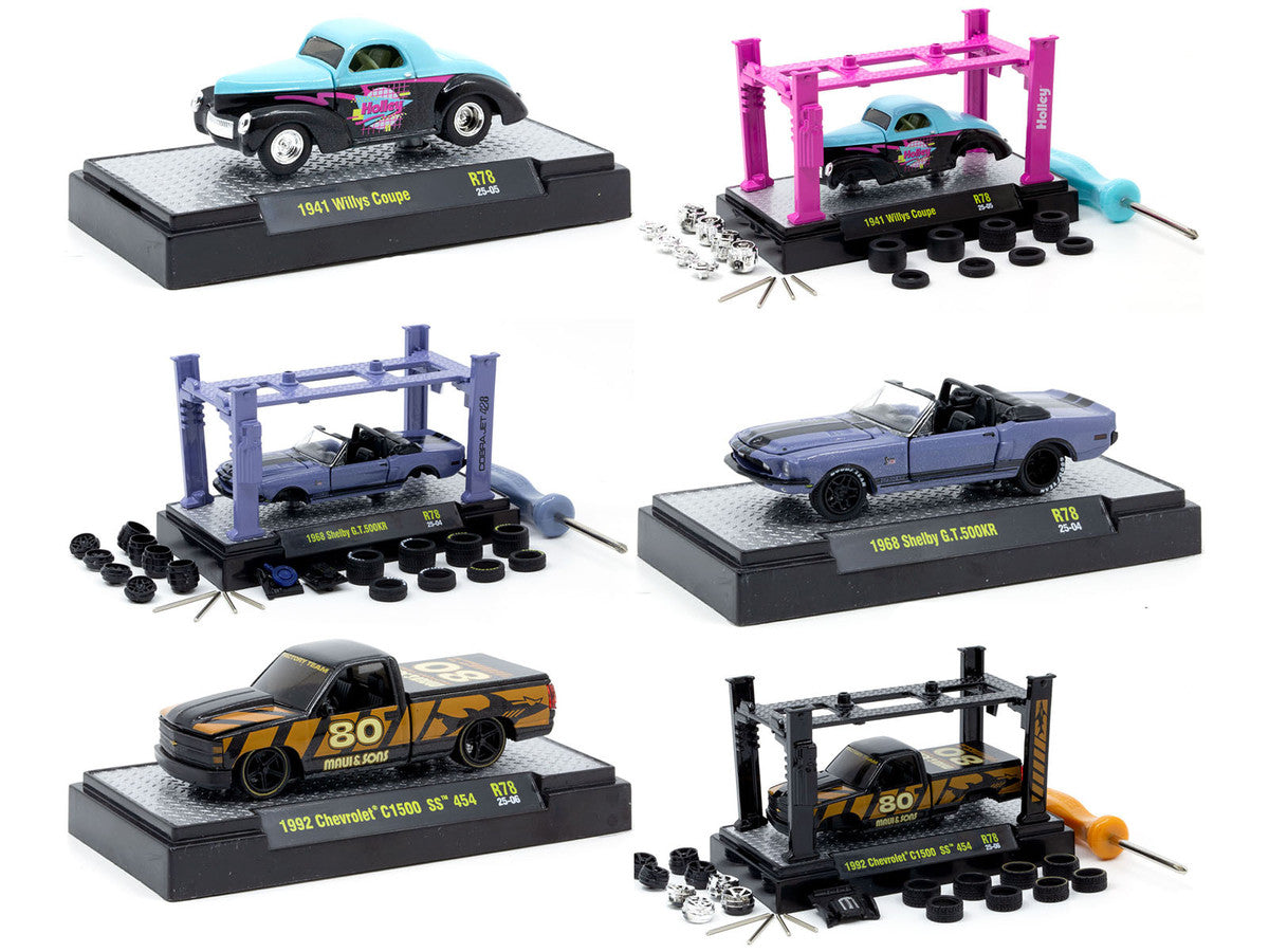 Model Kit 3 piece Car Set Release 78 Limited Edition to 9600 pieces Worldwide 1/64 Diecast Model Cars by M2 Machines LuxuryLifeWay Online Store