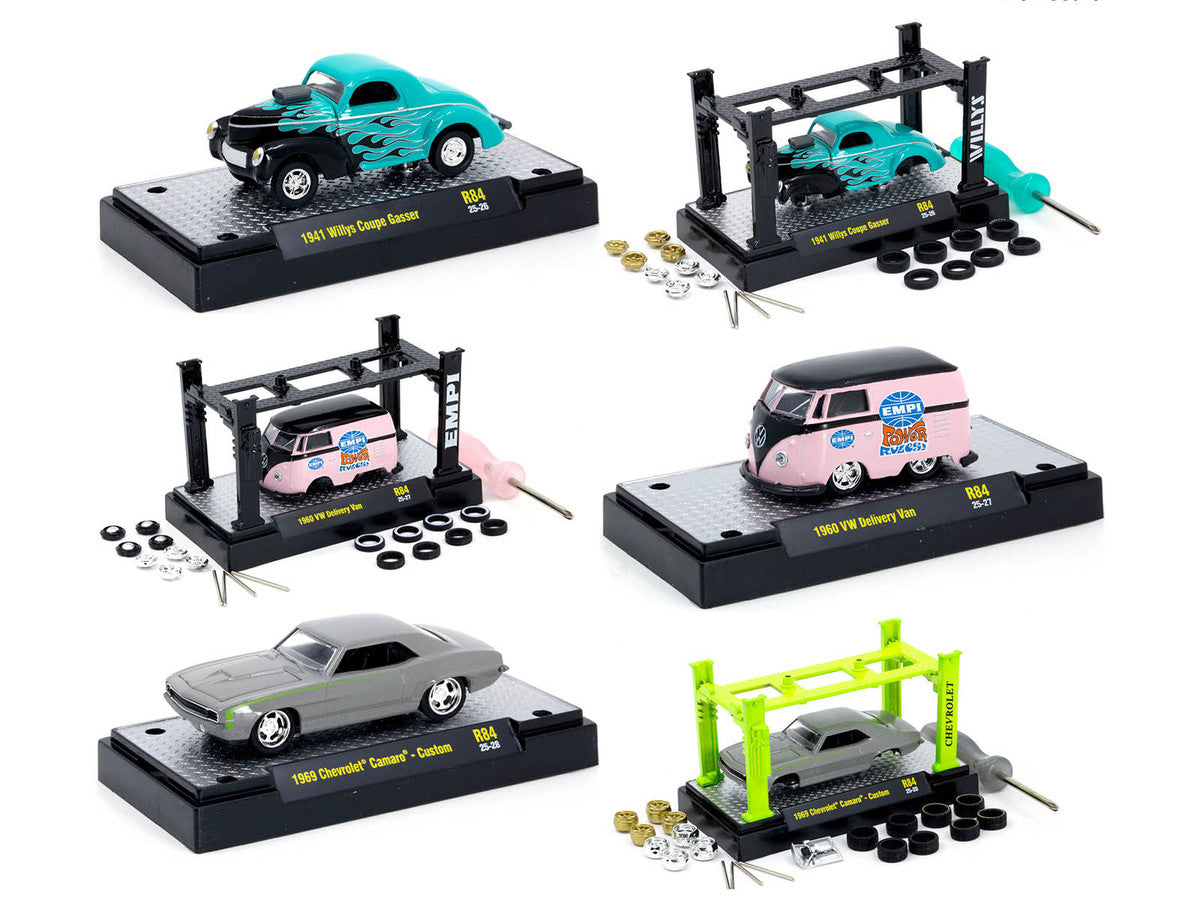 Model Kit 3 piece Car Set Release 84 Limited Edition to 6000 pieces Worldwide 1/64 Diecast Model Cars by M2 Machines LuxuryLifeWay Online Store