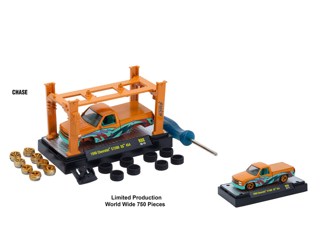 Model Kit 3 piece Car Set Release #88 Limited Edition to 4800 pieces Worldwide 1/64 Diecast Models by M2 Machines LuxuryLifeWay Online Store
