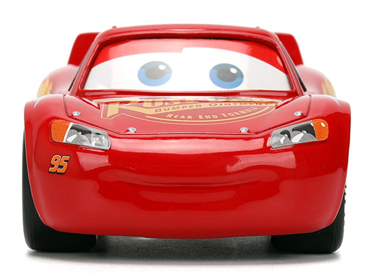 Lightning McQueen #95 Red "Cars" (2006) Movie "Hollywood Rides" Series 1/32 Diecast Model Car by Jada LuxuryLifeWay Online Store