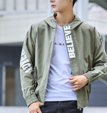 Men's Hooded Casual Work Jacket Pi-Mart