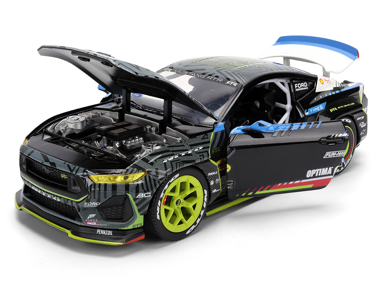 Ford Mustang RTR #25 Vaughn Gittin Jr. "Formula Drift PRO Championship" (2025) with Lights "RTR Vehicles" Series 1/24 Diecast Model Car by Jada LuxuryLifeWay Online Store