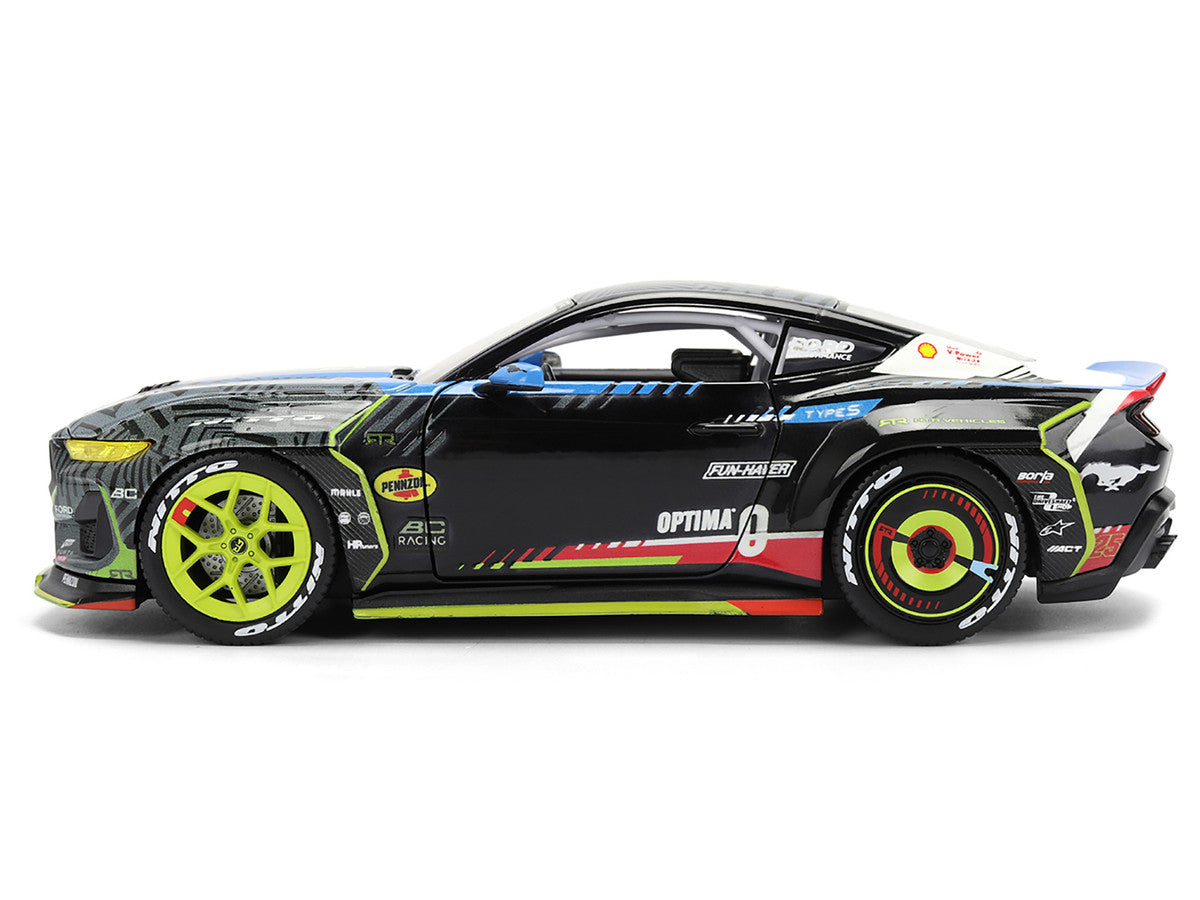 Ford Mustang RTR #25 Vaughn Gittin Jr. "Formula Drift PRO Championship" (2025) with Lights "RTR Vehicles" Series 1/24 Diecast Model Car by Jada LuxuryLifeWay Online Store