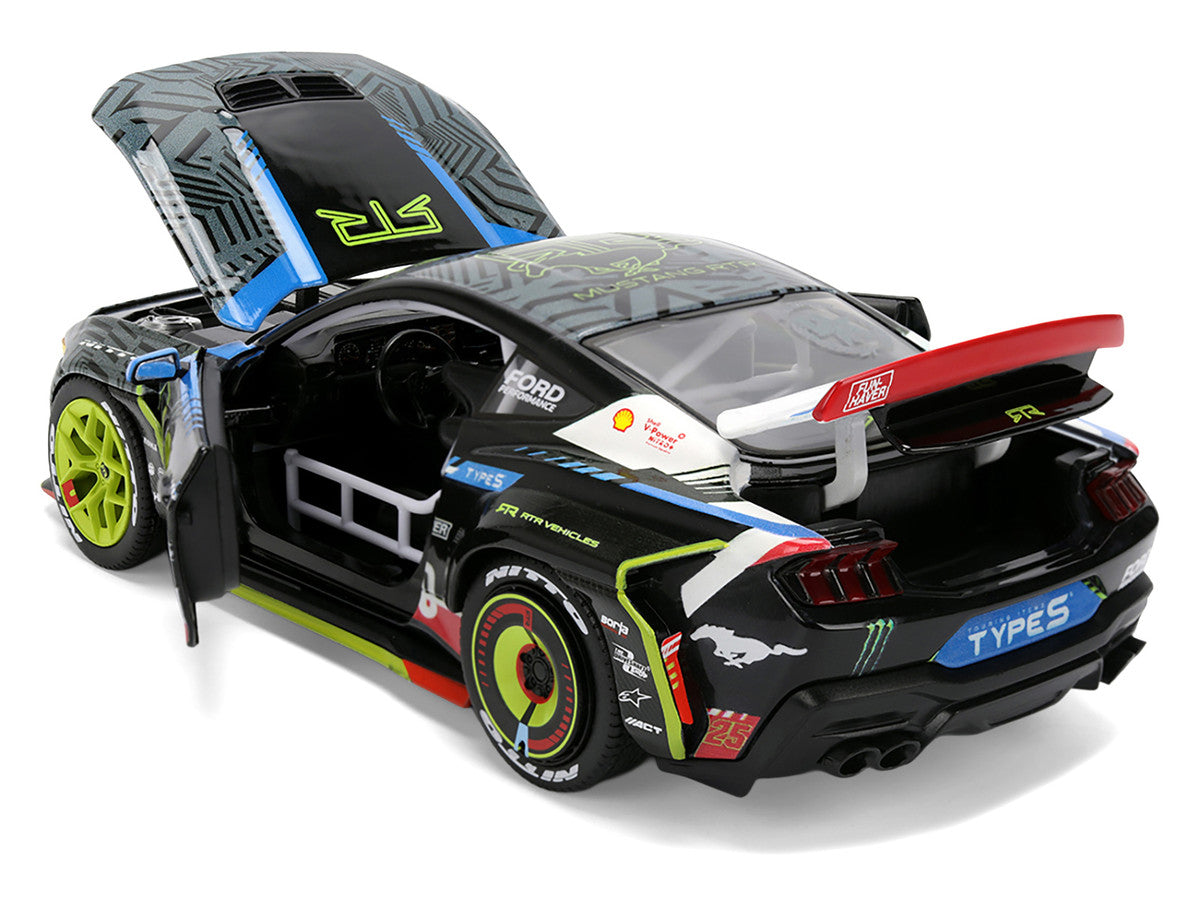 Ford Mustang RTR #25 Vaughn Gittin Jr. "Formula Drift PRO Championship" (2025) with Lights "RTR Vehicles" Series 1/24 Diecast Model Car by Jada LuxuryLifeWay Online Store