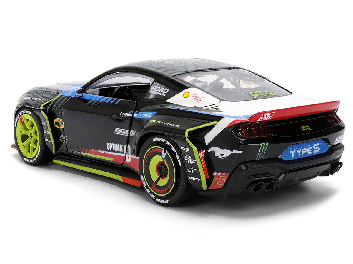 Ford Mustang RTR #25 Vaughn Gittin Jr. "Formula Drift PRO Championship" (2025) with Lights "RTR Vehicles" Series 1/24 Diecast Model Car by Jada LuxuryLifeWay Online Store