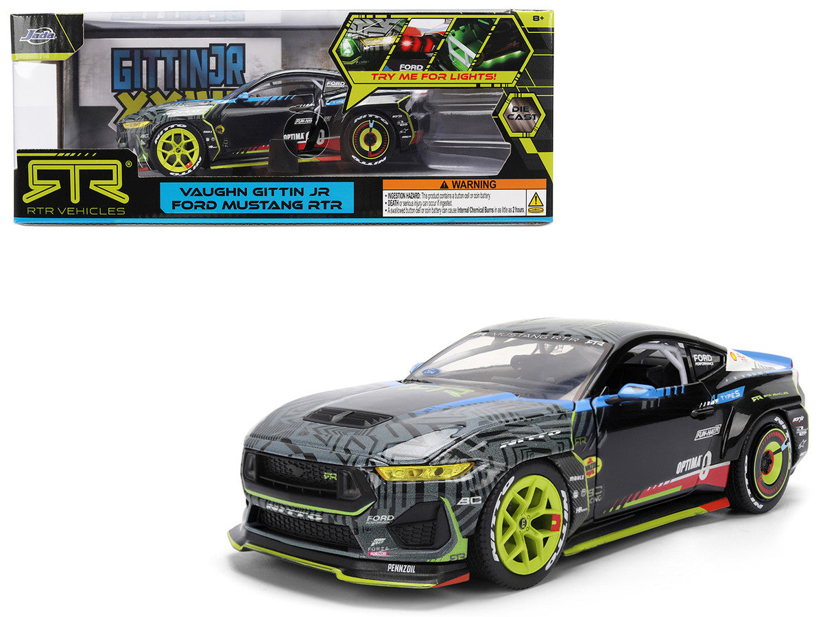 Ford Mustang RTR #25 Vaughn Gittin Jr. "Formula Drift PRO Championship" (2025) with Lights "RTR Vehicles" Series 1/24 Diecast Model Car by Jada LuxuryLifeWay Online Store