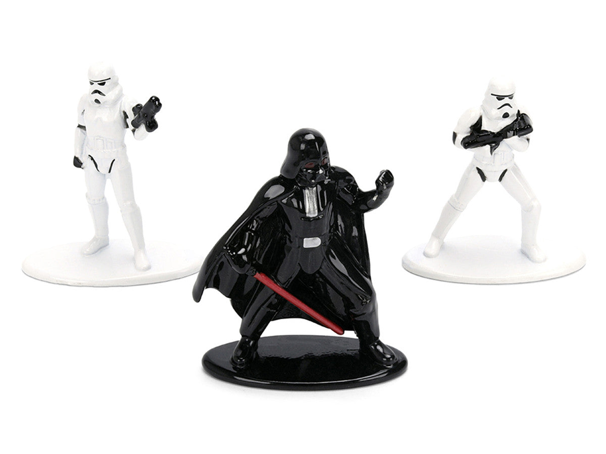 Set of 3 Diecast Figures "Star Wars" Movie Franchise "Nano Metalfigs" Series Diecast Models by Jada LuxuryLifeWay Online Store