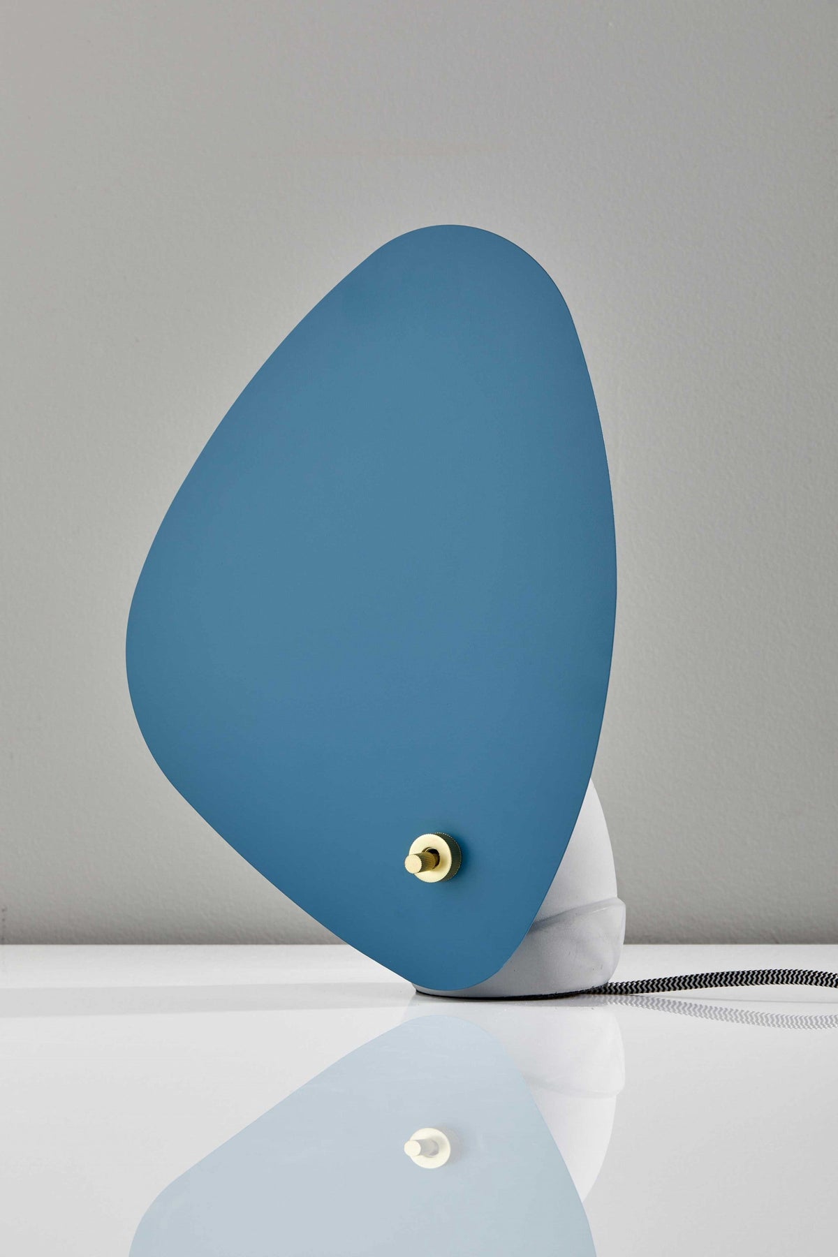 Turquoise Fin Concrete Table Lamp LuxuryLifeWay Online Store