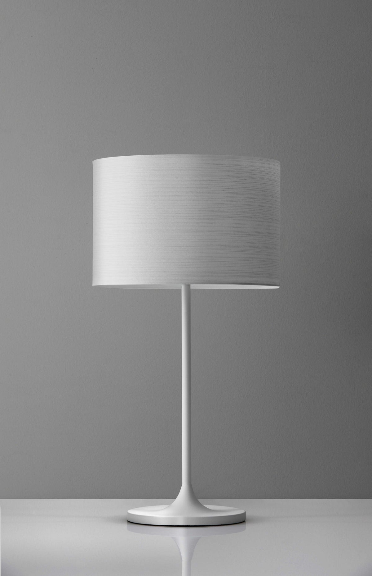 White On White Metal Table Lamp LuxuryLifeWay Online Store