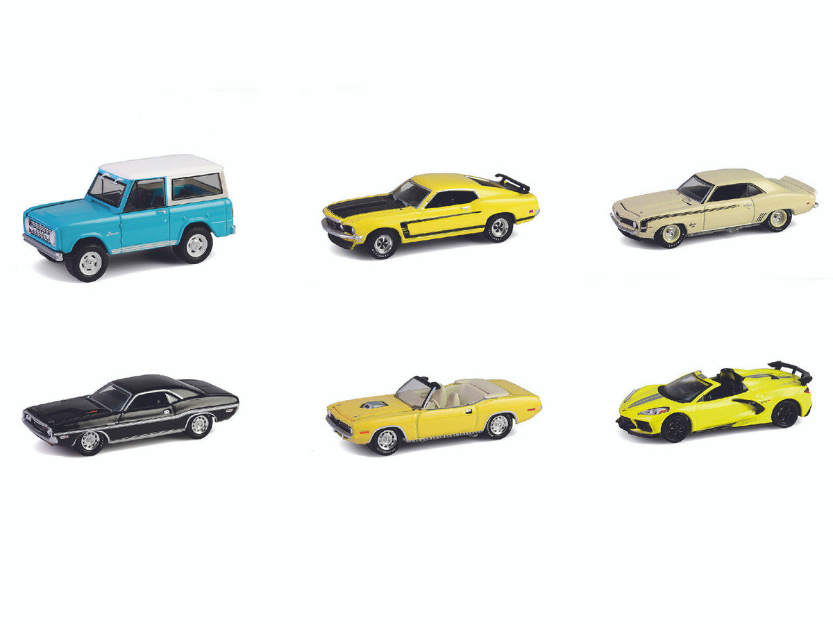"Barrett-Jackson" Series 15 Set of 6 Cars 1/64 Diecast Model Cars by Greenlight LuxuryLifeWay Online Store
