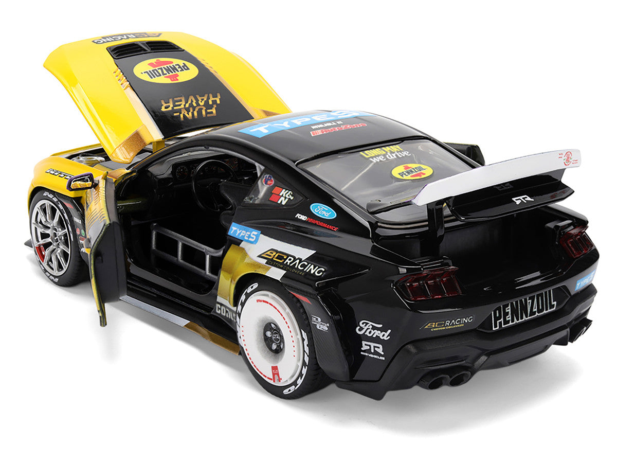 Ford Mustang RTR #88 Chelsea Denofa "Pennzoil" "Formula Drift PRO Championship" (2025) with Lights "RTR Vehicles" Series 1/24 Diecast Model Car by Jada LuxuryLifeWay Online Store