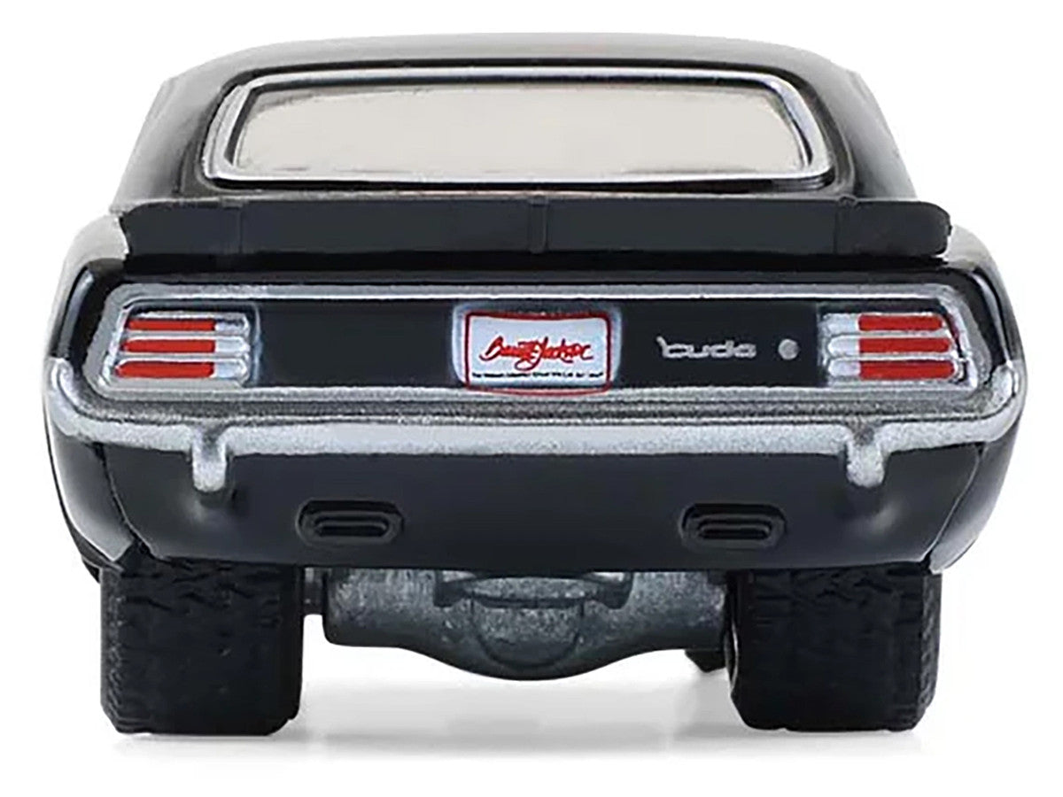 1970 Plymouth 'Cuda AAR Black with Gray Stripes "Barrett-Jackson" Series 16 1/64 Diecast Model Car by Greenlight LuxuryLifeWay Online Store