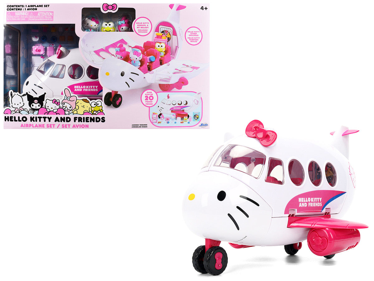 "Hello Kitty and Friends" Airplane Set with 3 Figures Model by Jada LuxuryLifeWay Online Store