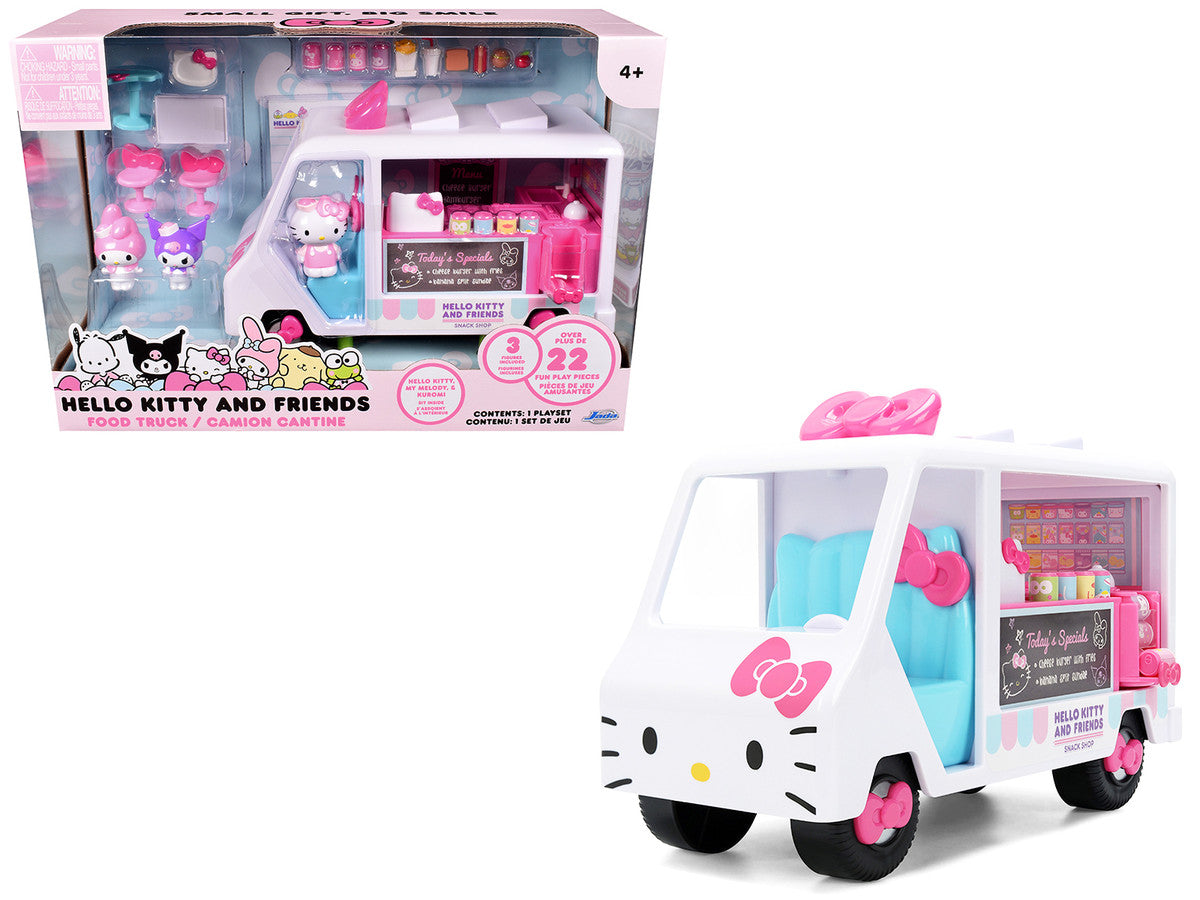 "Hello Kitty and Friends" Food Truck Set with 3 Figures Model by Jada LuxuryLifeWay Online Store
